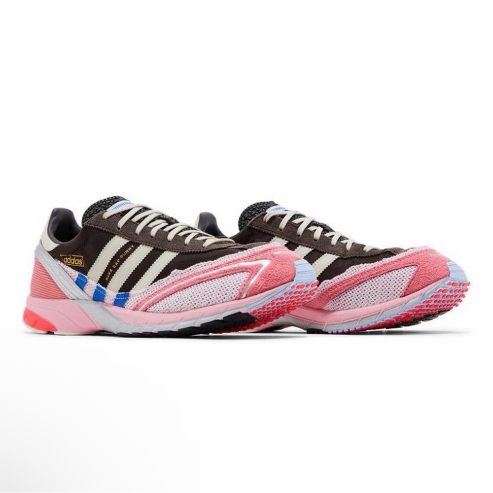 adidas Women's Brown Pink White Running Sneakers